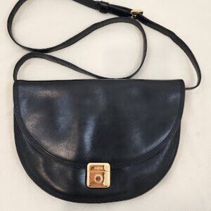 Loewe Half Moon leather crossbody. Interior lining has been removed & cleaned